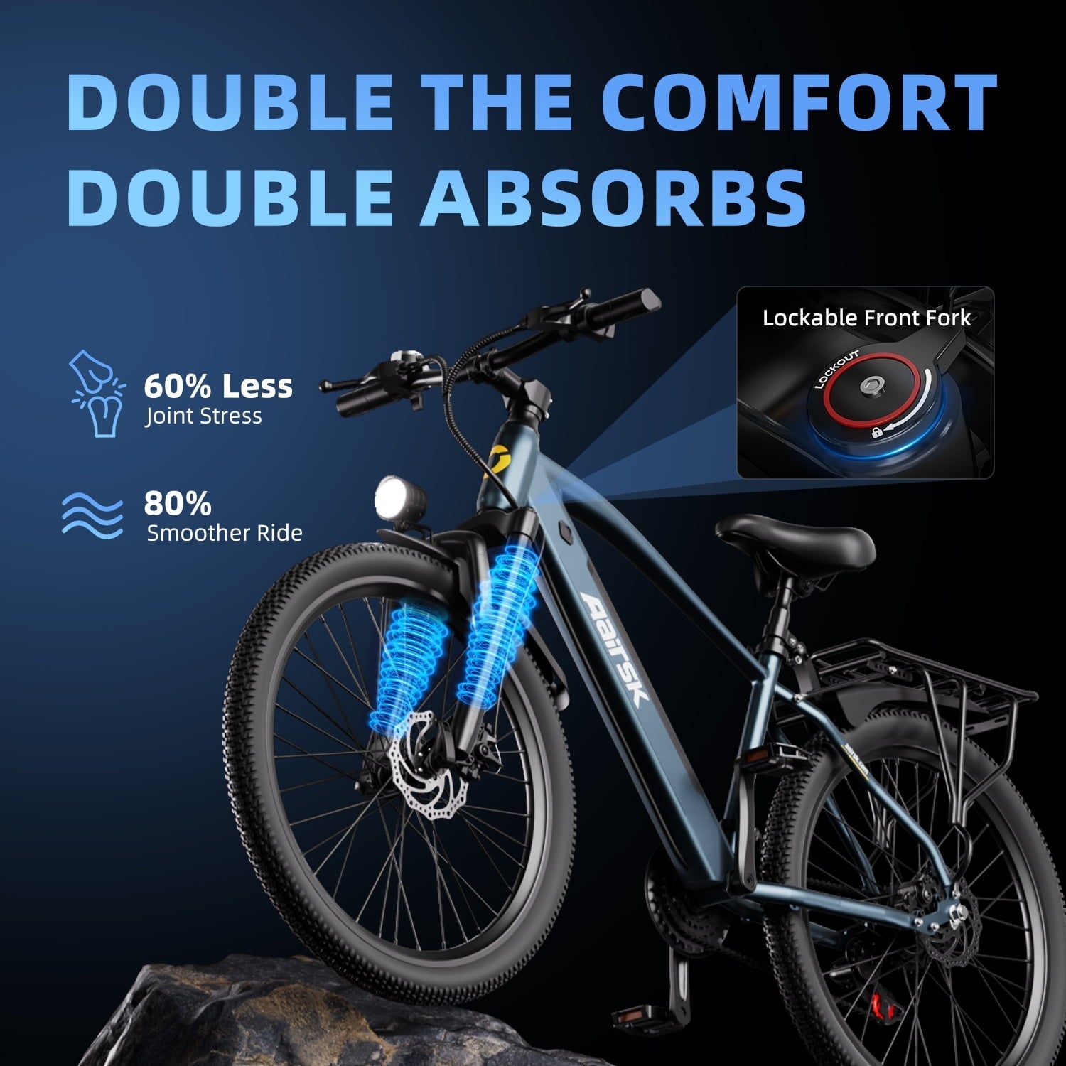 Unibike 250W Electric Bike for Adults, 36V 13AH Removeable Battery, 26'' City Bicycle, 15MPH Commuter Women Ebike