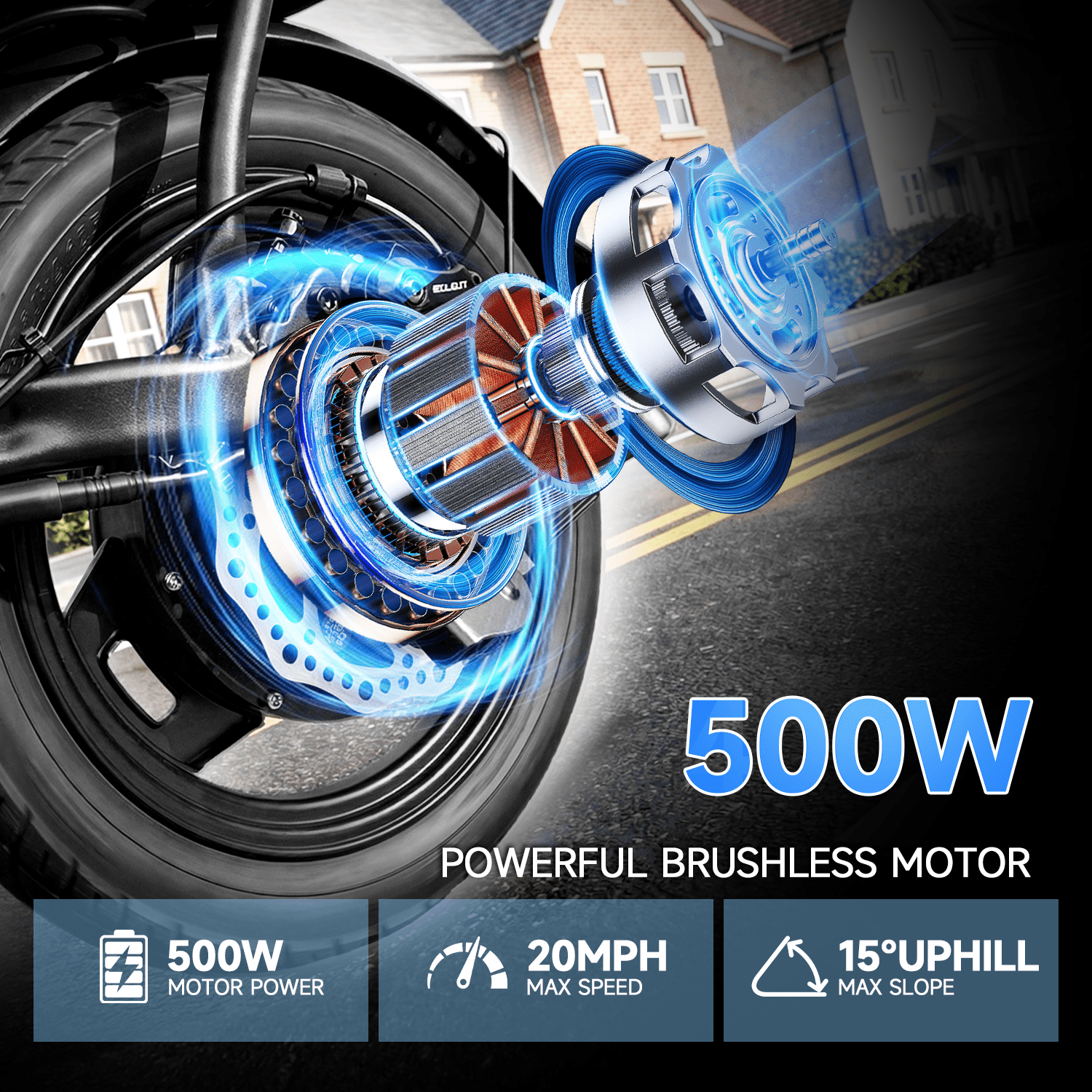 Electric Bike for Adults with Basket,500W Peak Motor,35 Miles 20 MPH,432WH Battery,14 Folding Ebike Bicycle,UL2849