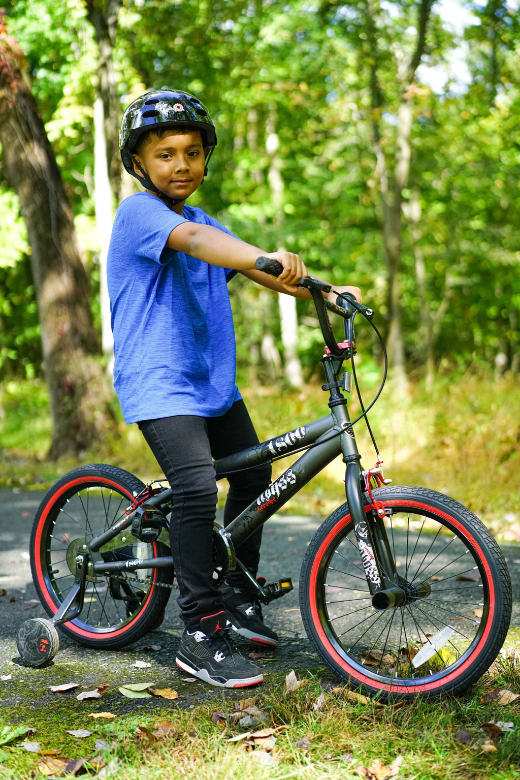 18 Kent Bicycle Abyss Freestyle BMX Bicycle, Fits Riders 3'2-4'2, Gray, Child, Unisex