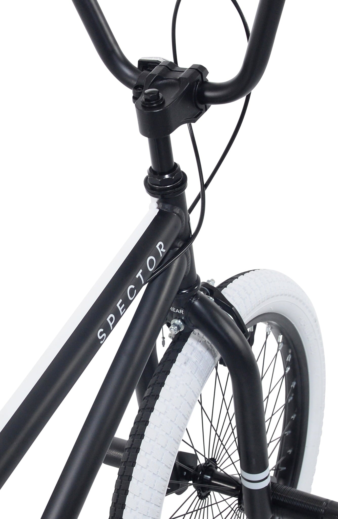 20 Kent Bicycles Spector BMX Bicycle, Fits Rider 4'2 - 5', Black/White, Child/Tween/Teen, Unisex