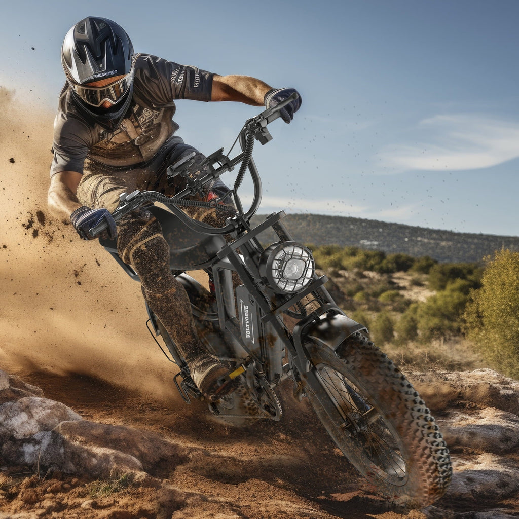 VOLTVOGUE BK-20 Adult Electric Bike, 1500W Brushless Motor, 20 Fat Tire 48V 960Wh Ebike, 31MPH Top Speed Dual Suspension