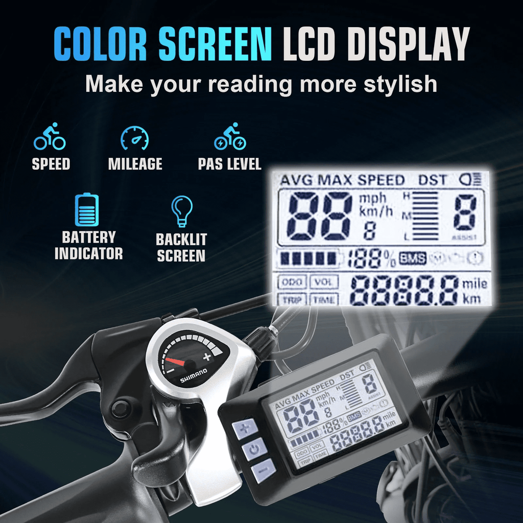 ANCHEER 500W Electric Bike for Adults 27.5 Electric Mountain Bike 3 Hours Fast Charge, Ebike for Adults with 48V 10.4Ah Removable Battery, Electric Bicycles LCD Display UL2849