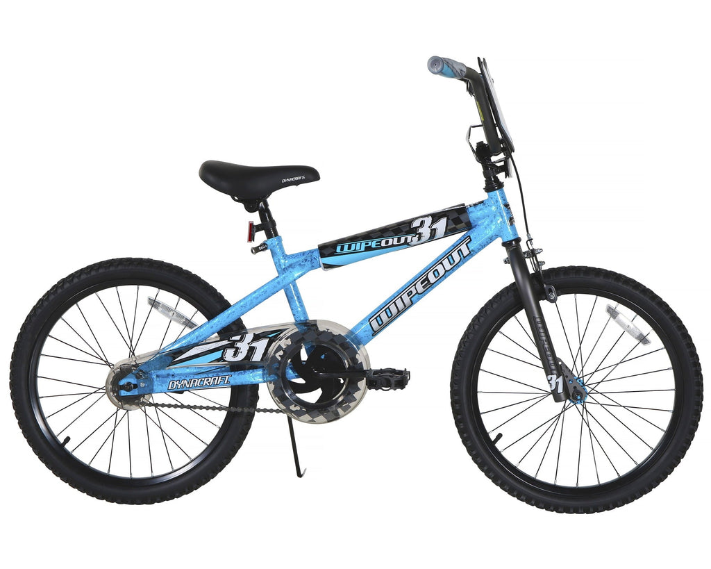 Dynacraft Wipeout Boys 20 BMX Bike, Red, For Kids Age 7-14 Years