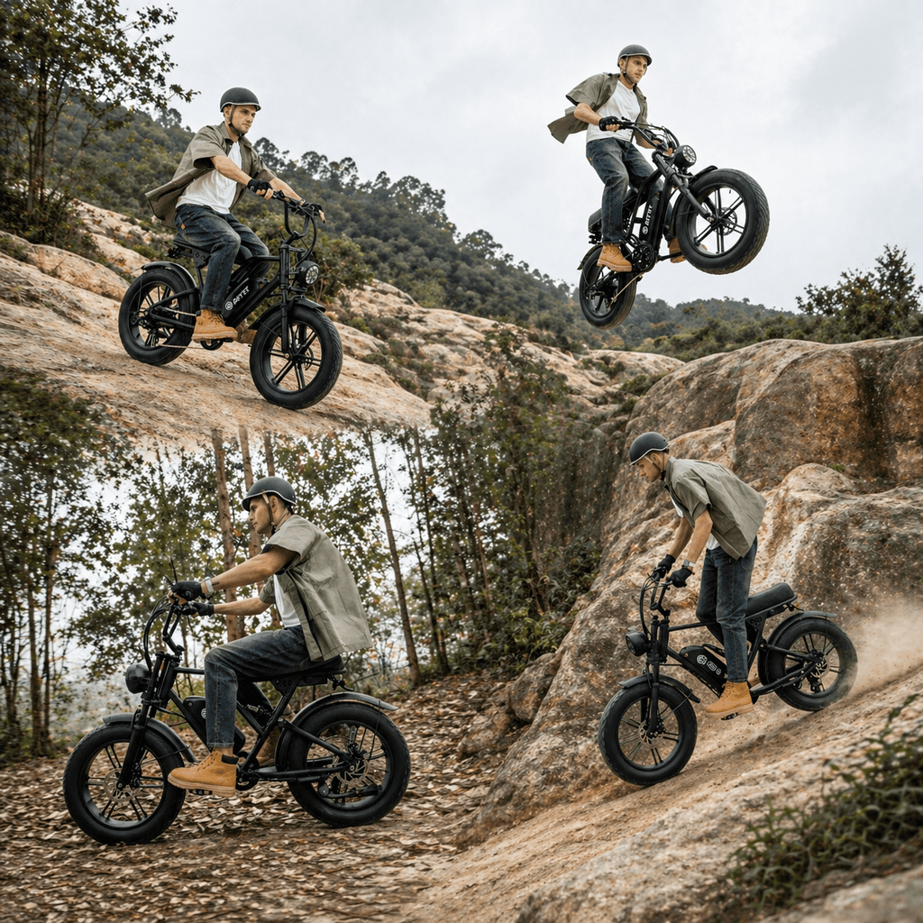 AMYET G60 Electric Bike for Adults, 1000W Peak 1500W, 48V 20Ah, 20x4 Fat Tire E Mountain Bike, UL2849