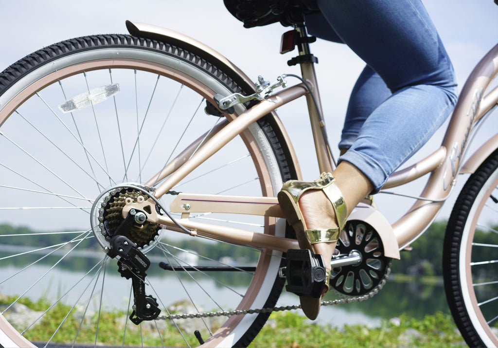 26 Kent Bayside Cruiser Bicycle, Fits Rider: 5'2-5'10, Rose Gold, Adult, Unisex