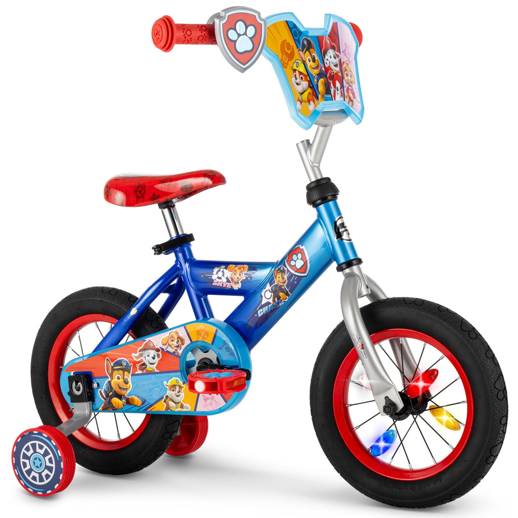 Huffy 12 Paw Patrol Kids' Bike, Fits Riders 37 - 42, Blue, Youth, Boy's