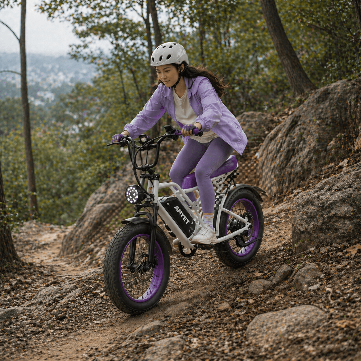 AMYET G60 Electric Bike for Adults, 1000W Peak 1500W, 48V 20Ah, 20x4 Fat Tire E Mountain Bike, UL2849