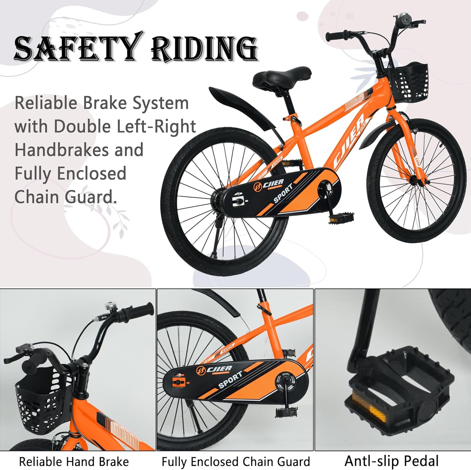 14 Kids Bikes for Girls and Boys, DEYGIA Kids' Bicycles with Training Wheels, Ages 3-5 Years
