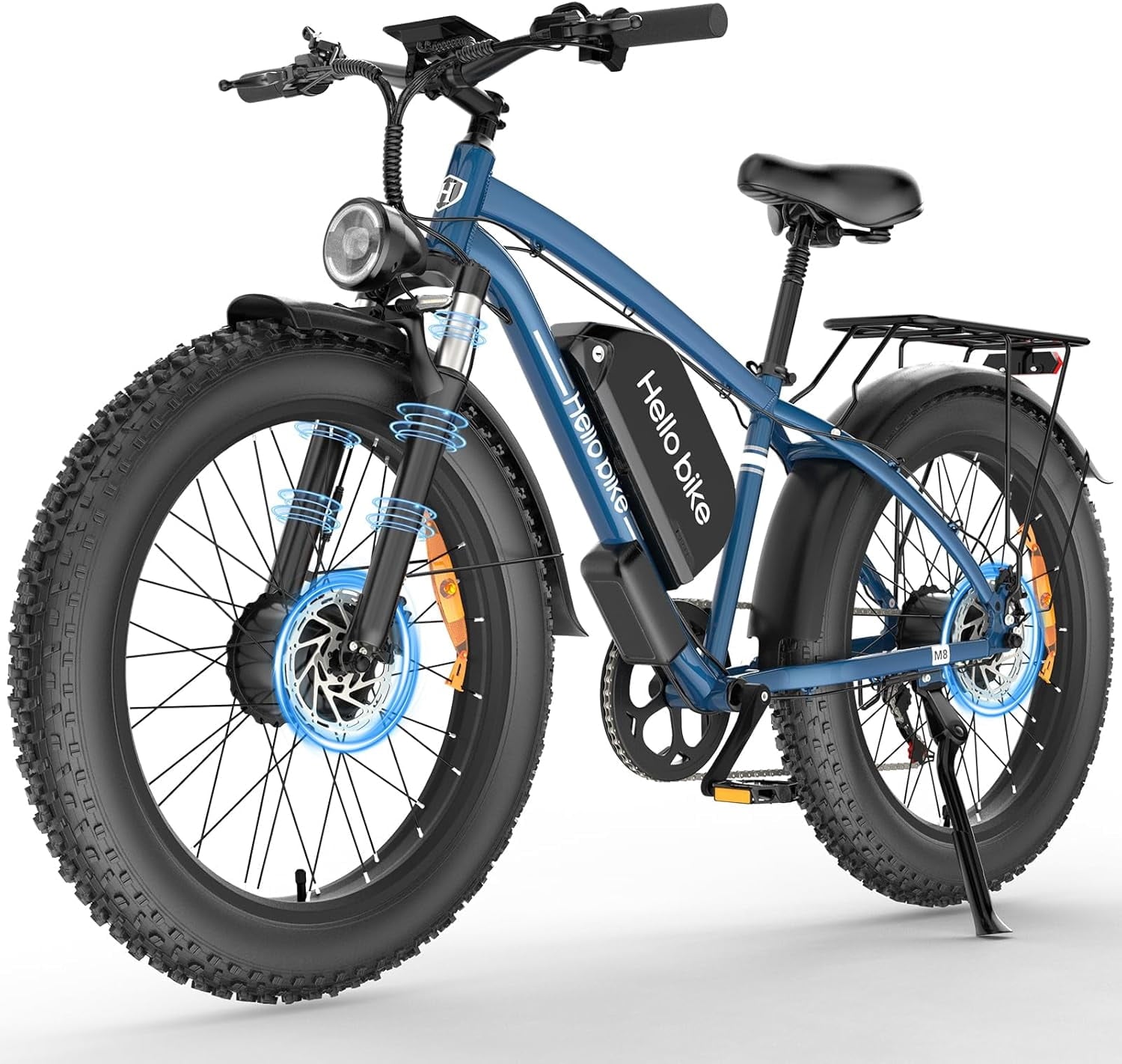 26 Electric Bike for Adult,5000w Dual Motors,up 100 Miles 52V 25Ah Ebike,26 x 4.0 Fat Tire Adult Bicycles for All Terrain,Mountain Commuter UL2849